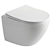 Best Design Hangend Toilet Spoelrandloos Lavina-49 (Wit, Softclose) | BAUHAUS
