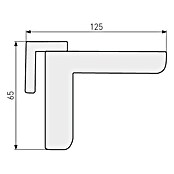 Abus Türschließer 2603 BK CL/DFNLI (Schwarz, Geeignet für: Zimmertüren) | BAUHAUS