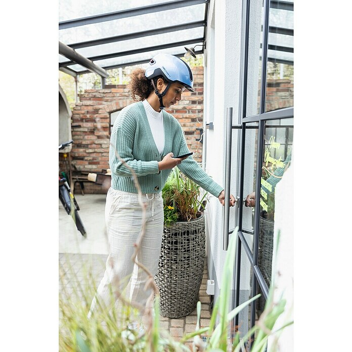 Abus Elektronisches Türschloss CYLOX™ One (Bedienung: Über App, Mit Innenknauf, Baulänge innen: 30 mm - 40 mm) | BAUHAUS