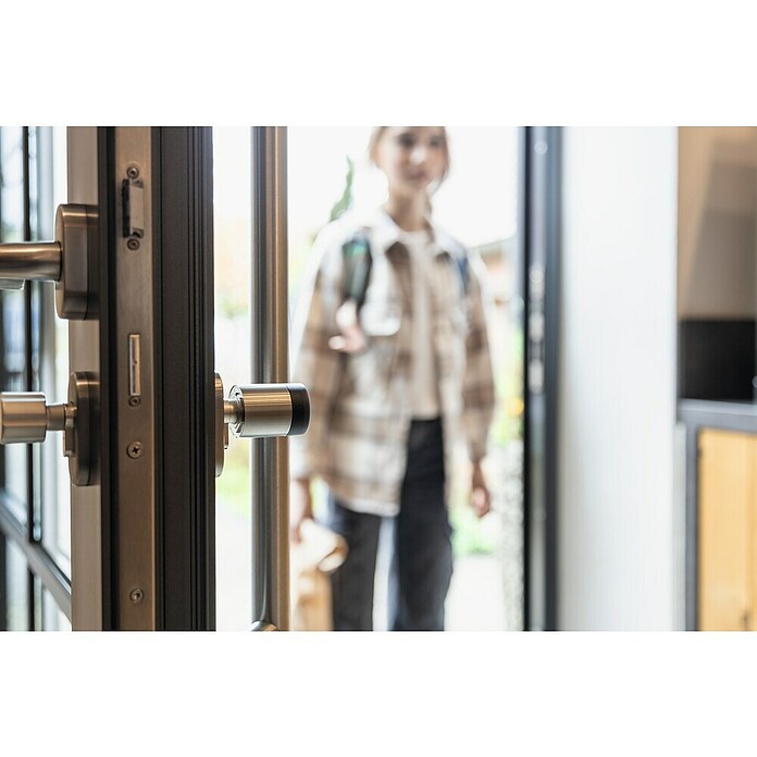 Abus Elektronisch deurslot CYLOX™ One met binnensleutel (Bediening: Via app, Lengte binnen: 30 mm - 40 mm) | BAUHAUS