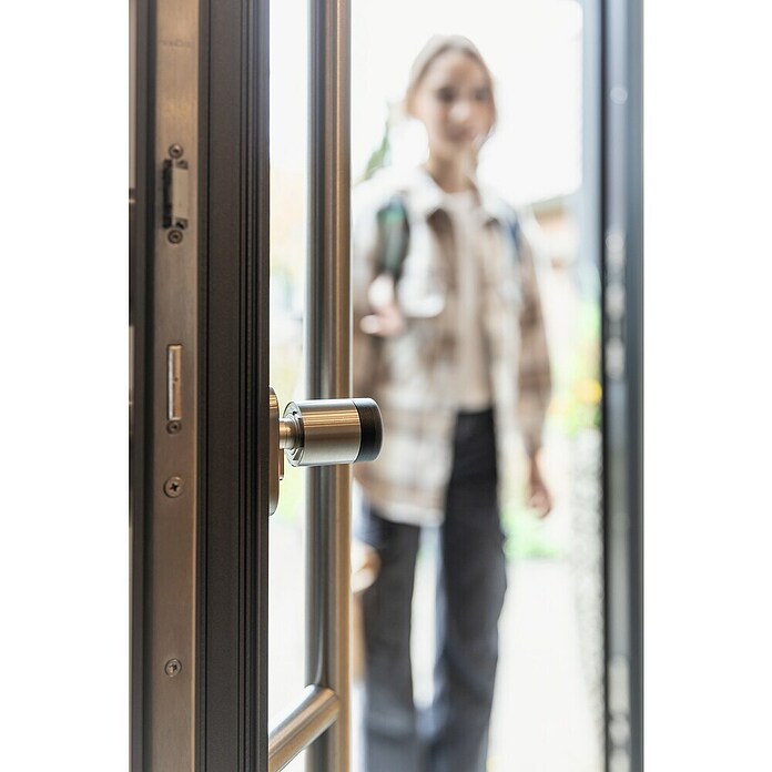 Abus Elektronisches Türschloss CYLOX™ One (Bedienung: Über App, Mit Innenknauf, Baulänge innen: 30 mm - 40 mm) | BAUHAUS