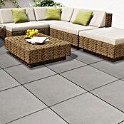 Terrassenfliese Garden Family Light Grey (40 x 40 x 2 cm, Hellgrau, Matt) | BAUHAUS