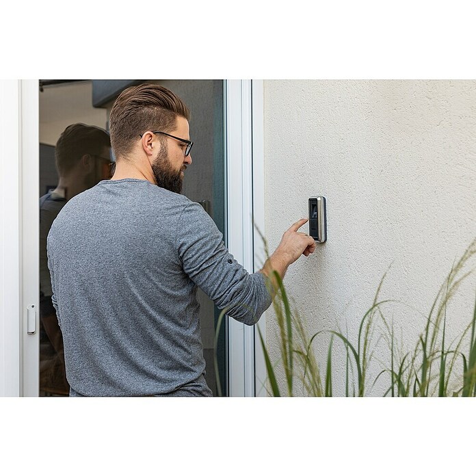 Abus HomeTec Pro Vingerafdrukslot met vingerafdrukscanner CFS3100 (l x b x h: 29 x 67 x 143 mm, Wit) | BAUHAUS