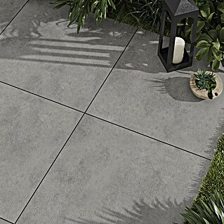 Cersanit Terrassenfliese Metropolis 2.0 (59,3 x 59,3 x 2 cm, Grey, Matt)