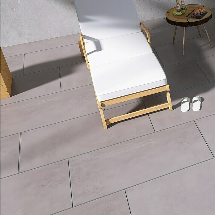 Terrassenfliese Modena (60 x 120 x 2 cm, Ash/Graubraun, Matt) | BAUHAUS