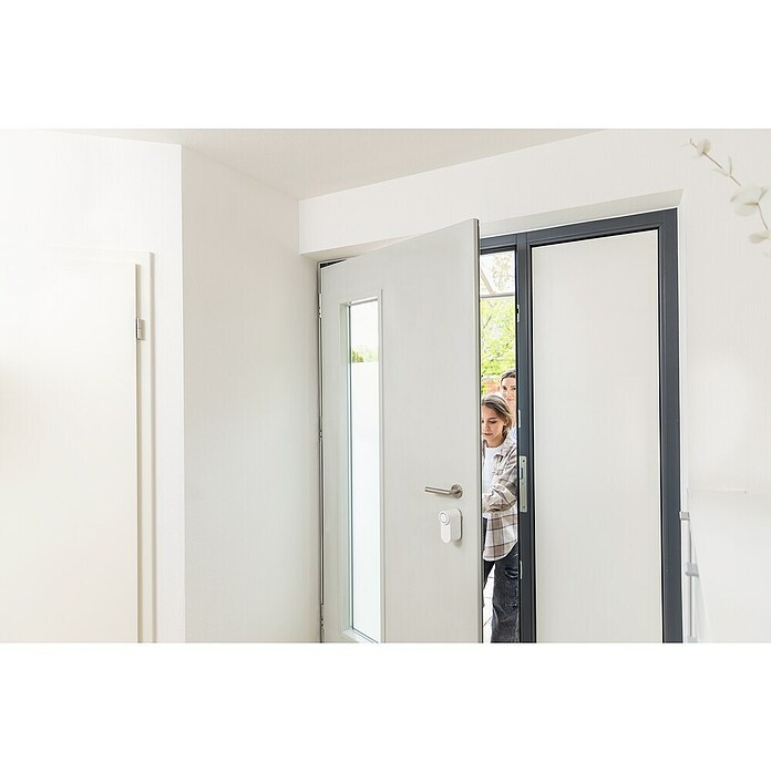 Abus Elektronisches Türschloss LOXERIS CFA4100 W (Bedienung: Über App, Geeignet für: Türen, Weiß) | BAUHAUS