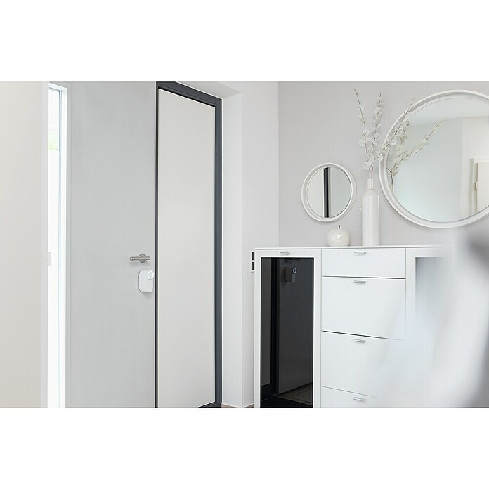 Abus Elektronisches Türschloss LOXERIS CFA4100 W (Bedienung: Über App, Geeignet für: Türen, Weiß) | BAUHAUS