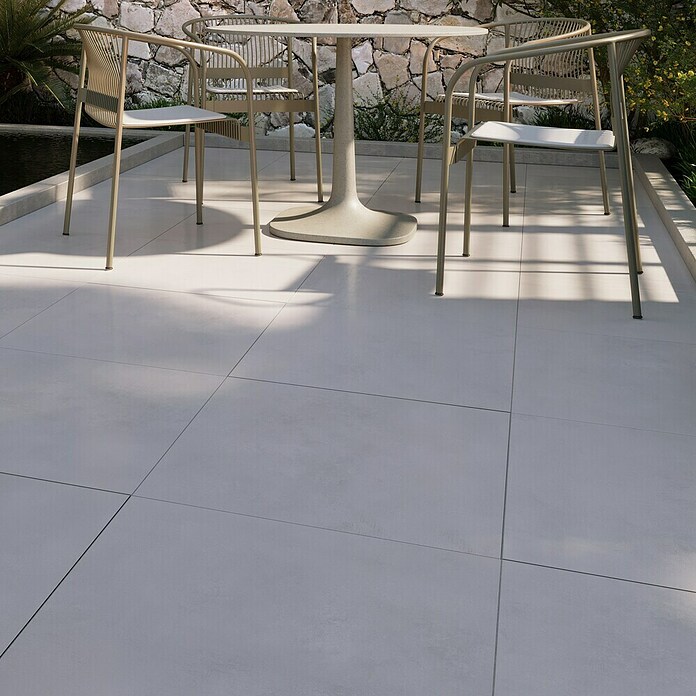 Terrassenfliese Modena (60 x 60 x 2 cm, Dusty/Grau, Matt) | BAUHAUS