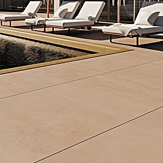 Terrassenfliese Modena (100 x 100 x 2 cm, Mud/Beigegrau, Matt)