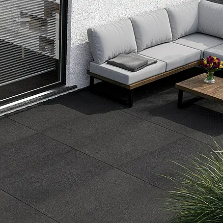 Terrassenfliese Basalt 2.0