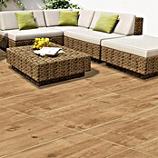 Terrassenfliese Timbertwo (40 x 120 x 2 cm, Natural/Braun, Matt) | BAUHAUS