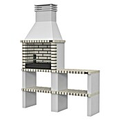 Collippo Barbacoa de obra Alvor con mesa lateral (Superficie parrilla: 64 x 38 cm, Gris) | BAUHAUS
