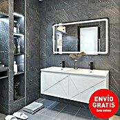 Disbain Conjunto de mueble de baño Lira (Ancho: 120 cm, Blanco, 3 pzs.) | BAUHAUS