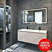 Disbain Conjunto de mueble de baño Lira (Ancho: 120 cm, Maquillaje, 3 pzs.) | BAUHAUS