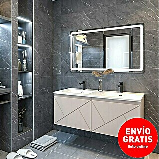 Disbain Conjunto de mueble de baño Lira (Ancho: 120 cm, Maquillaje, 3 pzs.)