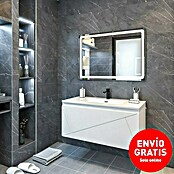 Disbain Conjunto de mueble de baño Lira (Ancho: 100 cm, Blanco, 3 pzs.) | BAUHAUS