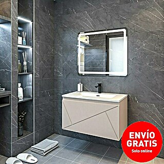 Disbain Conjunto de mueble de baño Lira (Ancho: 80 cm, Maquillaje, 3 pzs.)