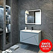 Disbain Conjunto de mueble de baño Lira (80 cm, Azul soho) | BAUHAUS