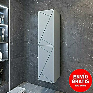 Disbain Armario colgante Lira (L x An x Al: 35 x 35 x 140 cm, Azul soho)