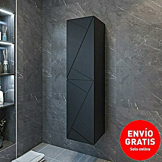 Disbain Armario colgante Lira (L x An x Al: 35 x 35 x 140 cm, Negro)