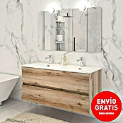Disbain Conjunto de mueble de baño Vega (Ancho: 120 cm, Cognac, 3 pzs.) | BAUHAUS