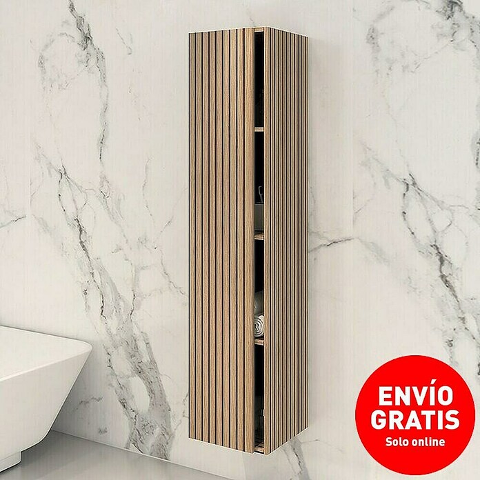 Disbain Armario colgante Vega (L x An x Al: 35 x 35 x 160 cm, Acacia) | BAUHAUS