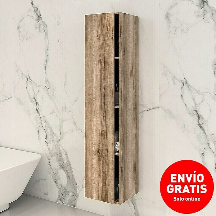 Disbain Armario colgante Vega (L x An x Al: 35 x 35 x 160 cm, Cognac) | BAUHAUS