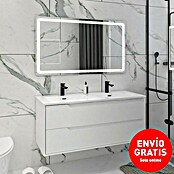Disbain Conjunto de mueble de baño Casiopea (Ancho: 120 cm, Blanco, 3 pzs.) | BAUHAUS