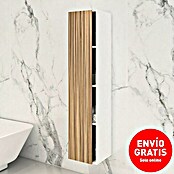 Disbain Armario colgante Vega (L x An x Al: 35 x 35 x 160 cm, Blanco/Bambú) | BAUHAUS