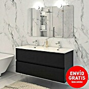 Disbain Conjunto de mueble de baño Vega (Ancho: 120 cm, Negro, 3 pzs.) | BAUHAUS
