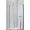 Camargue Level 5 Eckdusche mit Fronteinstieg (L x B x H: 80 x 90 x 200 cm, Unbeschichtet, Silber, Glasstärke: 5 mm, DIN Anschlag: Rechts) | BAUHAUS