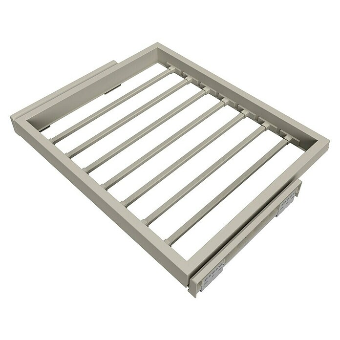 Emuca Soporte para pantalones Hack (Ajuste de la anchura: 560 mm - 594 mm, Gris) | BAUHAUS