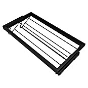 Emuca Zapatero extraíble Hack (Ajuste de la anchura: 860 mm - 894 mm, Negro) | BAUHAUS
