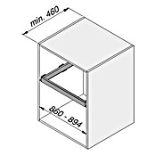 Emuca Soporte para pantalones Hack con 2 gavetas (Ajuste de la anchura: 860 mm - 894 mm, Gris) | BAUHAUS