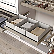 Emuca Bandeja de almacenaje Hack con cestos (Ajuste de la anchura: 760 mm - 794 mm, Gris) | BAUHAUS