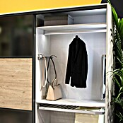 Emuca Colgador Self (L x An x Al: 44,7 x 8,5 x 8 cm, Plateado, Aluminio) | BAUHAUS