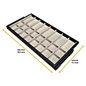 Emuca Organizador de armario Hack (Ajuste de la anchura: 860 mm - 894 mm, Negro) | BAUHAUS