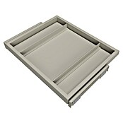 Emuca Bandeja de almacenaje Hack (Ajuste de la anchura: 560 mm - 594 mm, Gris) | BAUHAUS
