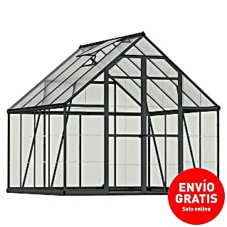Palram – Canopia Invernadero Balance (Medidas ext. (An x Pr): 244 x 247 cm, 0,7 mm, Gris)