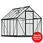 Palram – Canopia Invernadero Mythos (Medidas ext. (An x Pr): 185 x 306 cm, 4 mm, Gris) | BAUHAUS