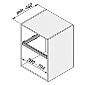 Emuca Bandeja de almacenaje Hack con cestos (Ajuste de la anchura: 760 mm - 794 mm, Negro) | BAUHAUS