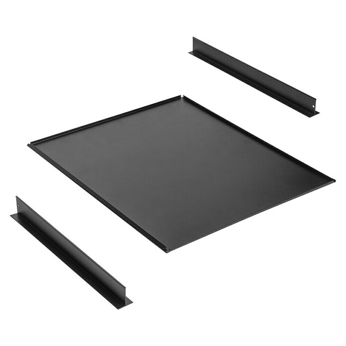 Emuca Bandeja de almacenaje Hack con cestos (Ajuste de la anchura: 760 mm - 794 mm, Negro) | BAUHAUS