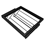 Emuca Zapatero extraíble Hack (Ajuste de la anchura: 560 mm - 594 mm, Negro) | BAUHAUS