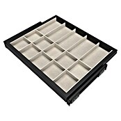 Emuca Organizador de armario Hack (Ajuste de la anchura: 560 mm - 594 mm, Negro) | BAUHAUS