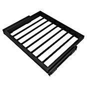 Emuca Soporte para pantalones Hack (Ajuste de la anchura: 560 mm - 594 mm, Negro) | BAUHAUS