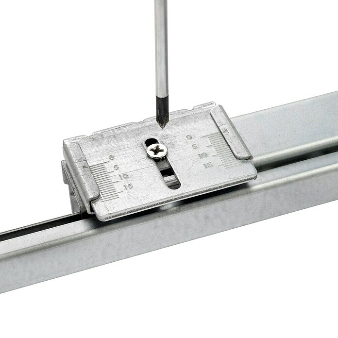 Emuca Soporte para pantalones Hack con 2 gavetas (Ajuste de la anchura: 860 mm - 894 mm, Gris) | BAUHAUS