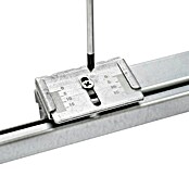 Emuca Soporte para pantalones Hack con 2 gavetas (Ajuste de la anchura: 860 mm - 894 mm, Gris) | BAUHAUS