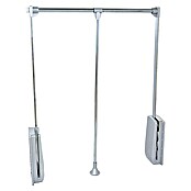 Emuca Barra para ropa Hang (Ajuste de la anchura: 450 mm - 600 mm, Cromo) | BAUHAUS