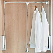 Emuca Barra para ropa Hang (Ajuste de la anchura: 450 mm - 600 mm, Cromo) | BAUHAUS