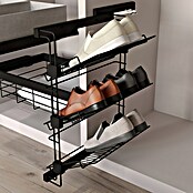 Emuca Zapatero Hack (Extraíble, Negro, Izquierda) | BAUHAUS